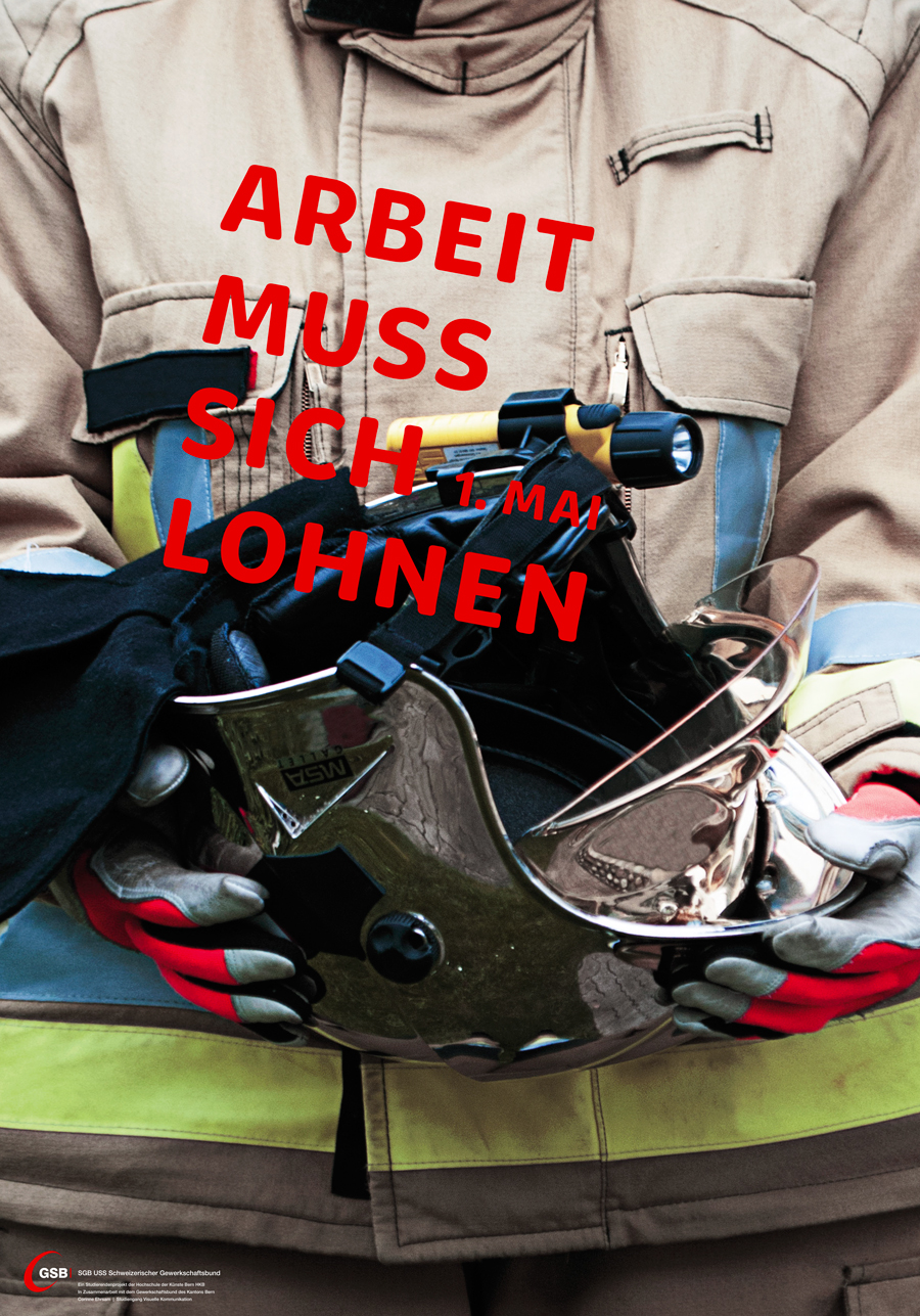 Plakatkampagne 1. Mai Tag der Arbeit
