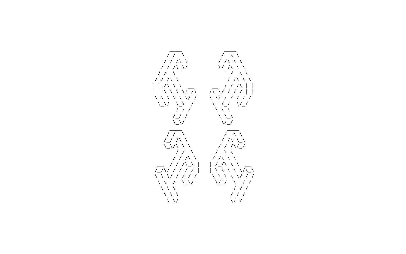 Figletfont Isometria