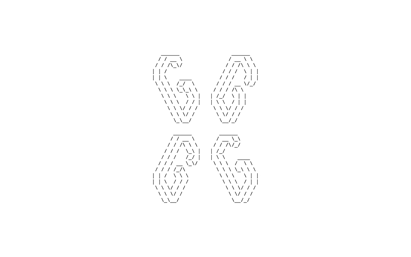Figletfont Isometria
