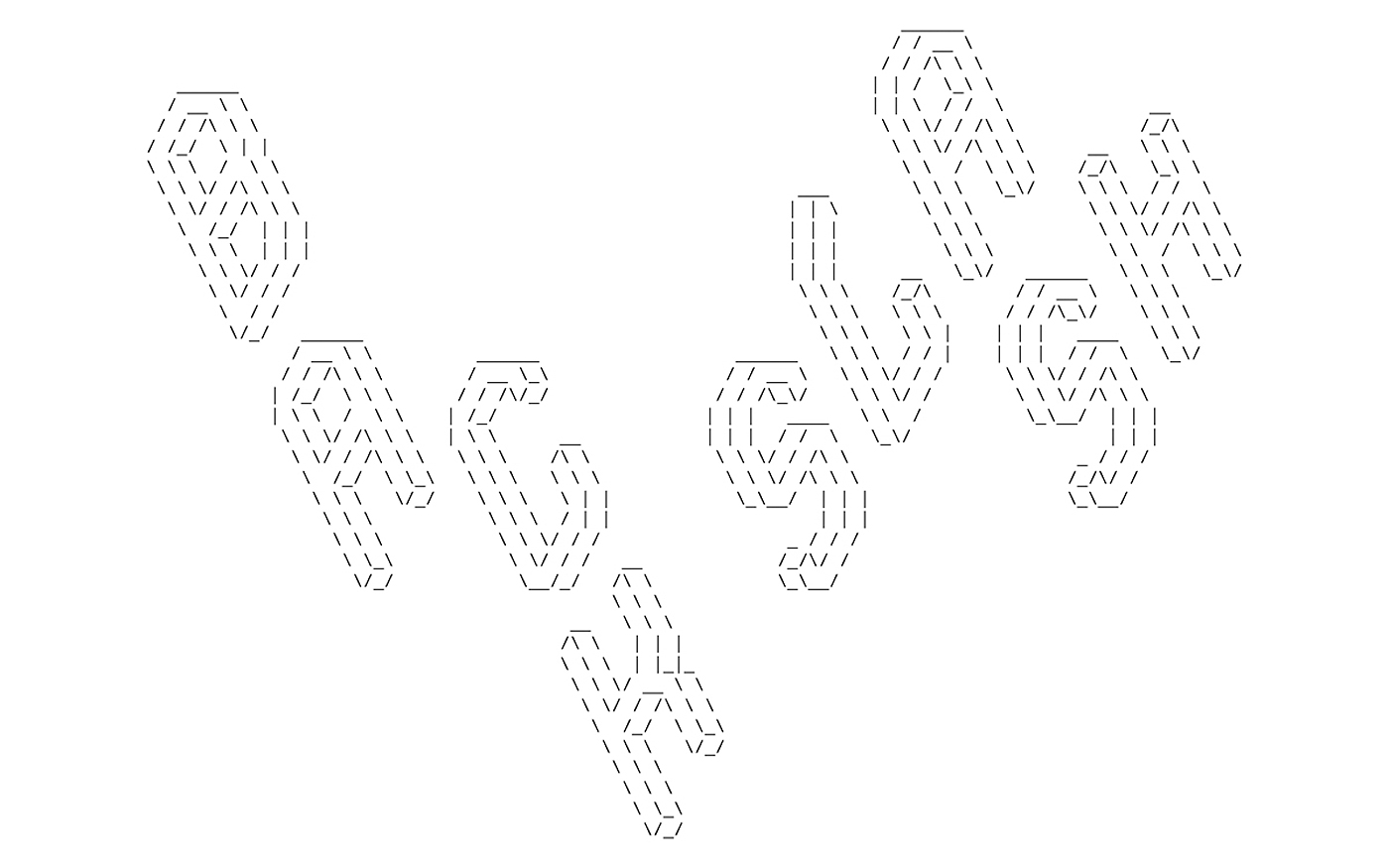 Figletfont Isometria